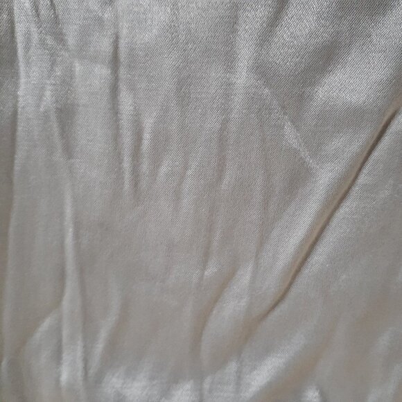 PJ Harlow Women's Size Large Dark Silver Jolie Capri Satin Pajama Pants - Picture 8 of 14